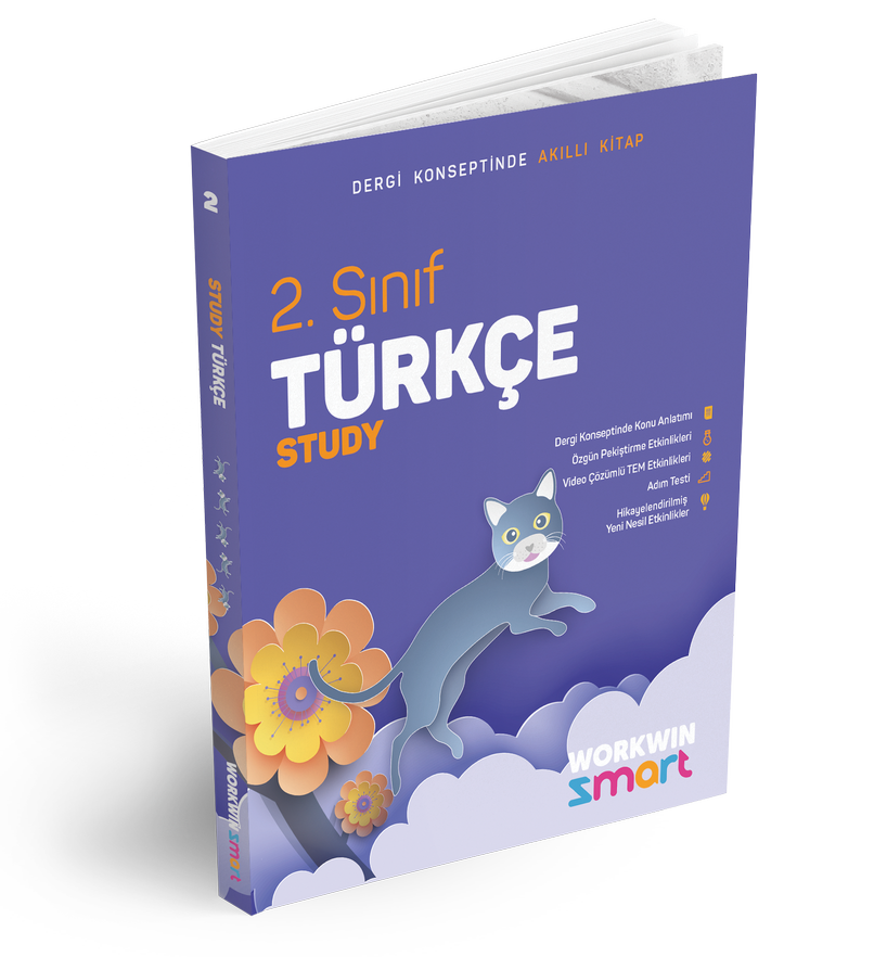 Workwin Smart 2. Sınıf Türkçe Study Ders Kitabı