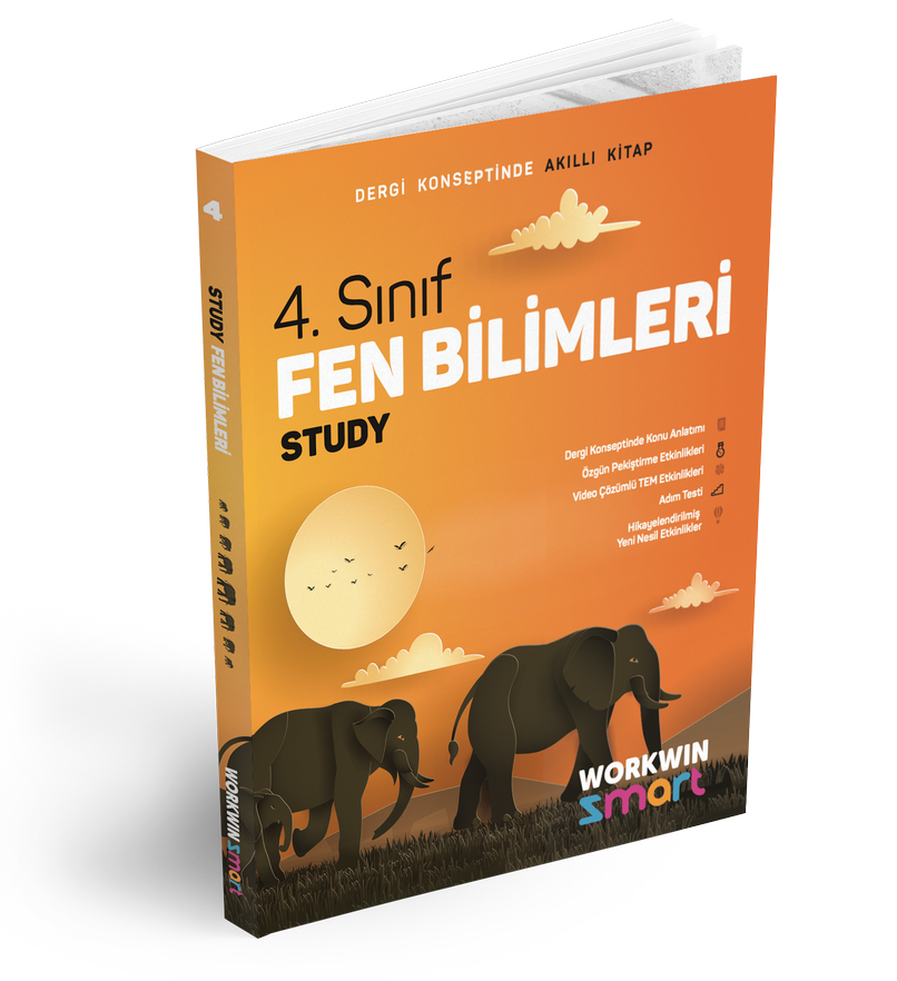 Workwin Smart 4. Sınıf Fen Bilimleri Study Ders Kitabı