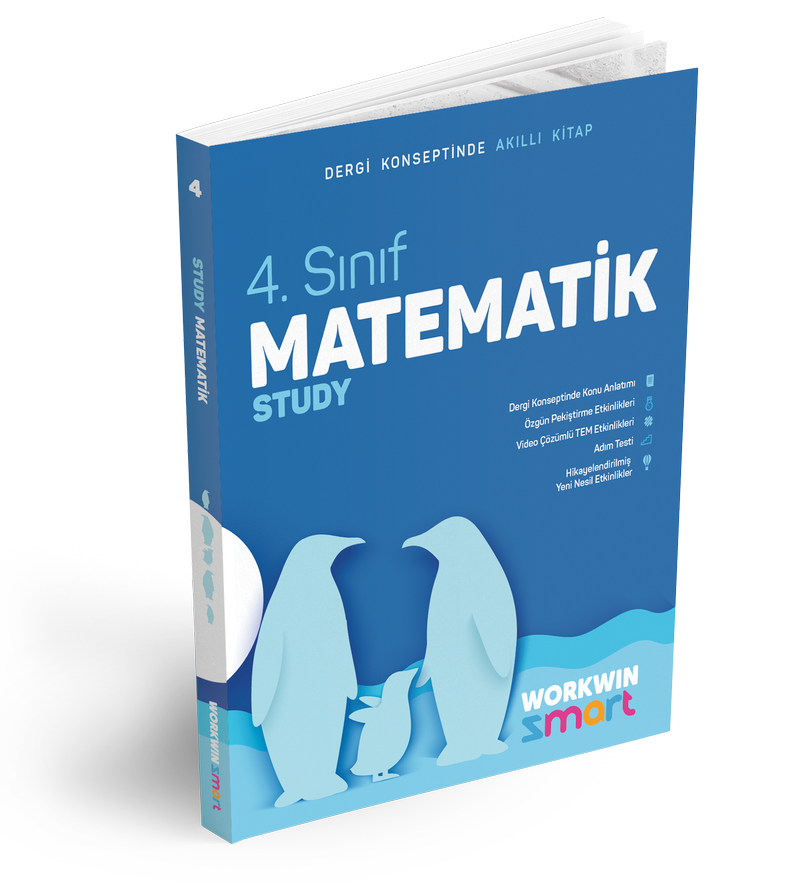 Workwin Smart 4. Sınıf Matematik Study Ders Kitabı