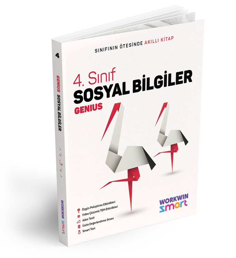 Workwin Smart 4. Sınıf Sosyal Bilgiler Genius Etkinlik Kitabı